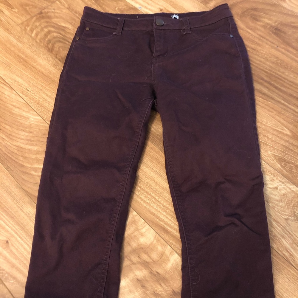 Maroon Pants